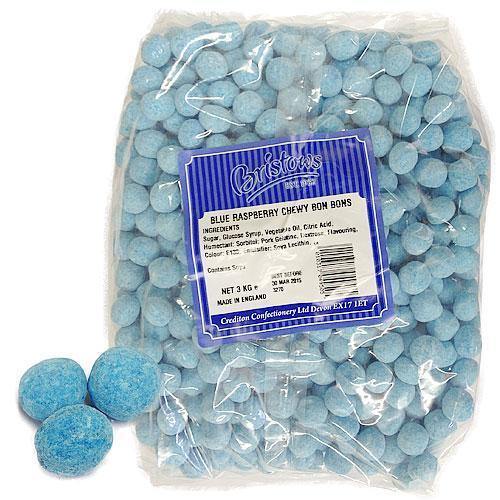 3kg Kingsway Blue Raspberry Bon Bons – The Fudge Company